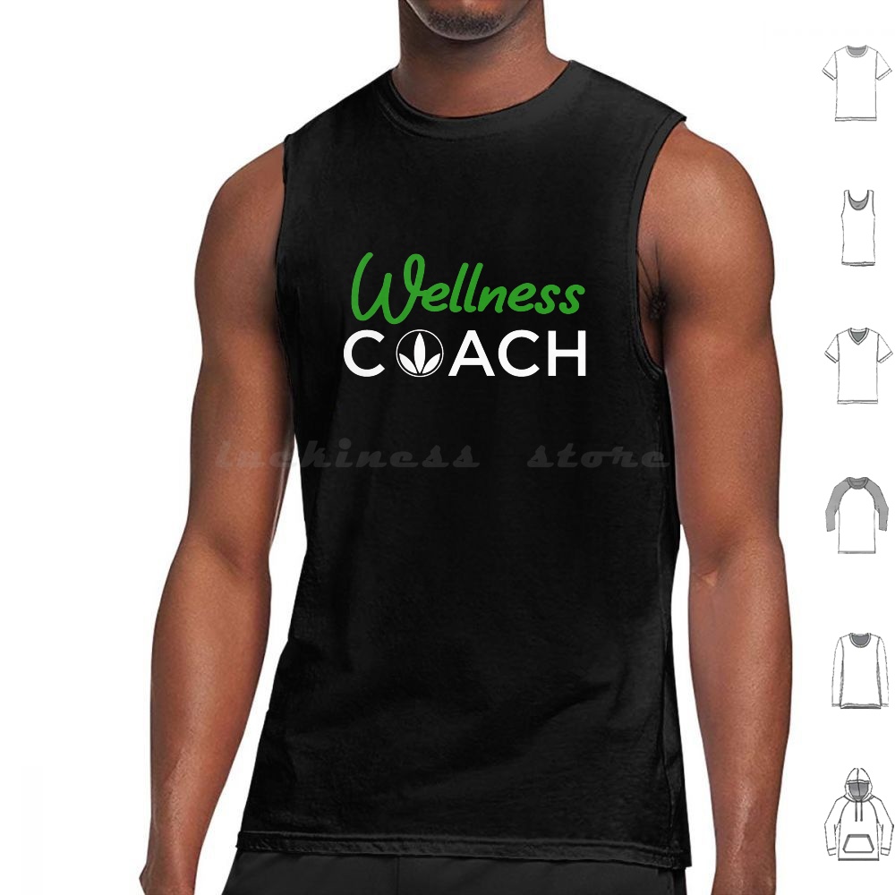 Nutrition Fitness Wellness - Camisetas Sem Manga de Algodão Estampadas