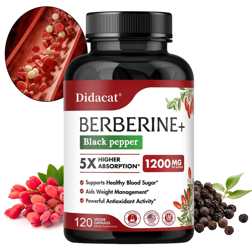 Apple Cider Vinegar Pill - Suplemento de Berberina 1200mg - Berberina