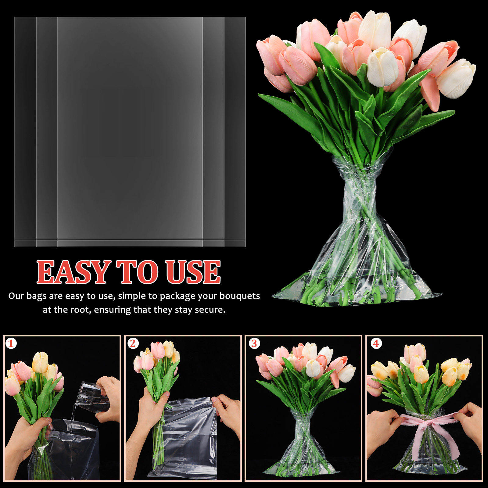 50 Sacos Plásticos para Flores - Nutrition & Fitness Class avaliação e preço