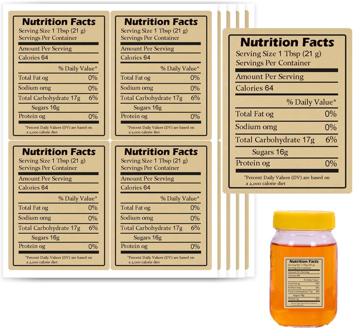 600 etiquetas autoadesivas de  - Nutrition & Fitness Class avaliação e preço
