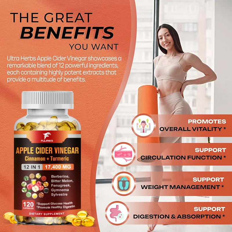 Compre 2 e Ganhe 2 Grátis! Cáp - Apple Cider Vinegar Pill avaliação e preço