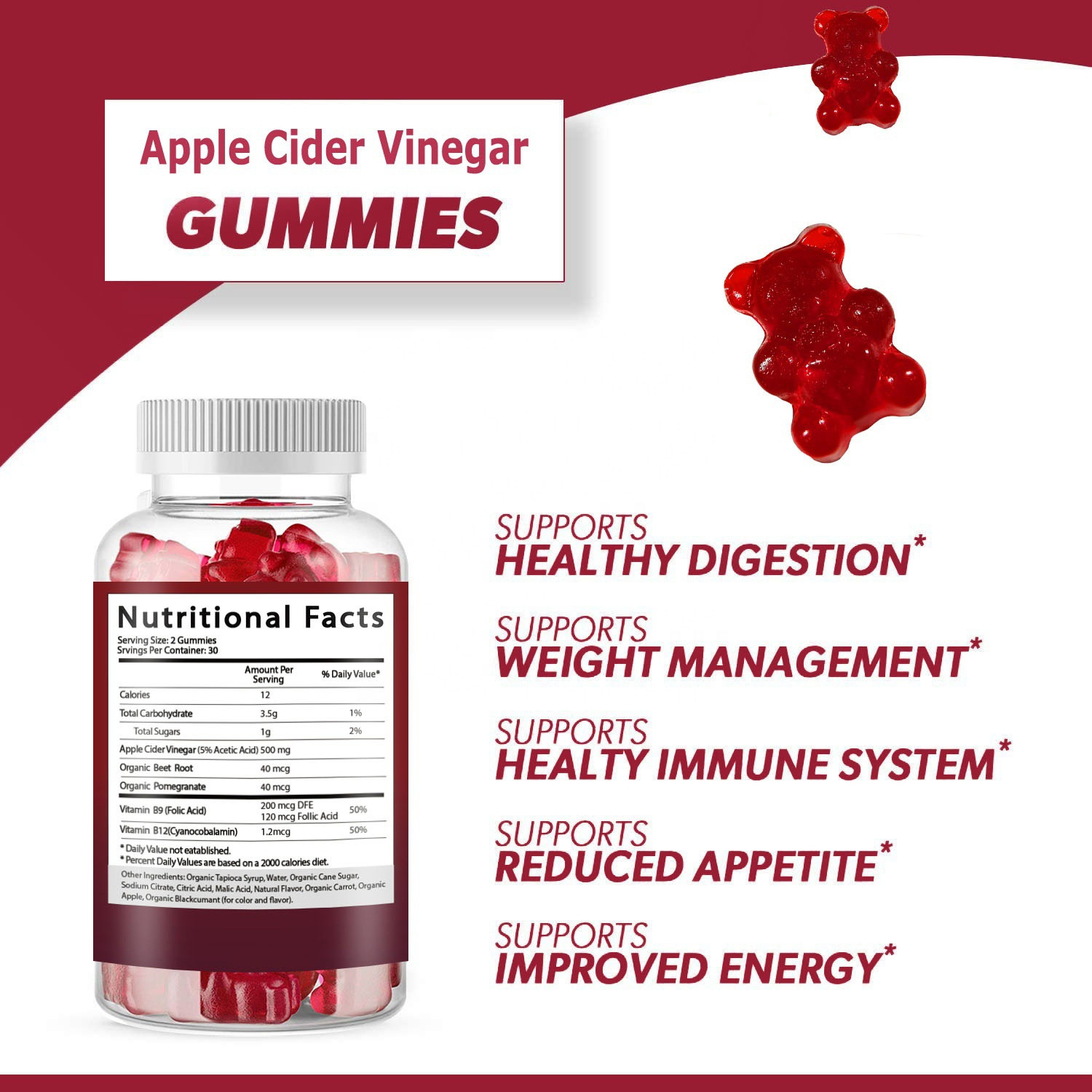 Gomas de vinagre de maçã promo - Apple Cider Vinegar Pill avaliação e preço