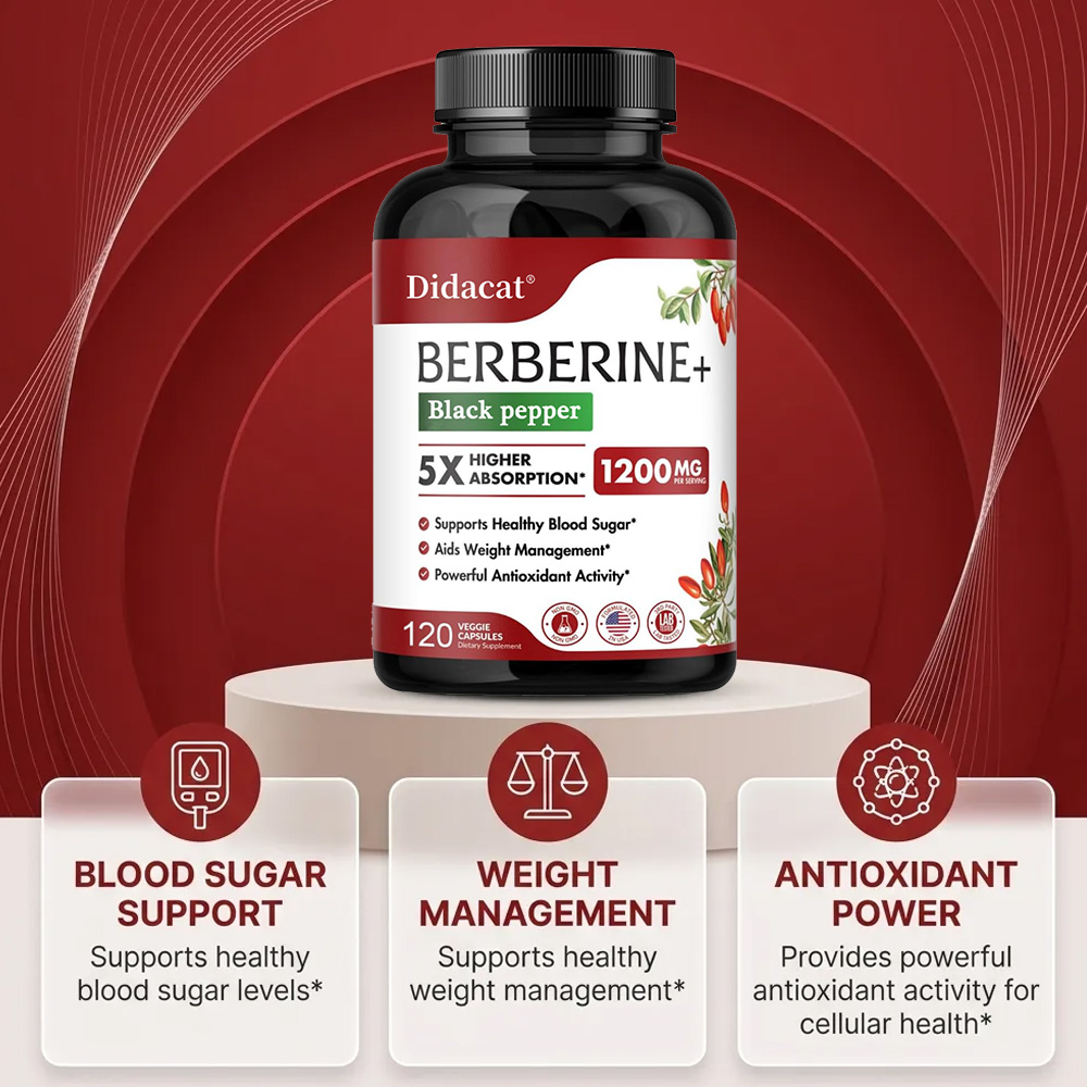 Suplemento de Berberina 1200mg - Apple Cider Vinegar Pill avaliação e preço